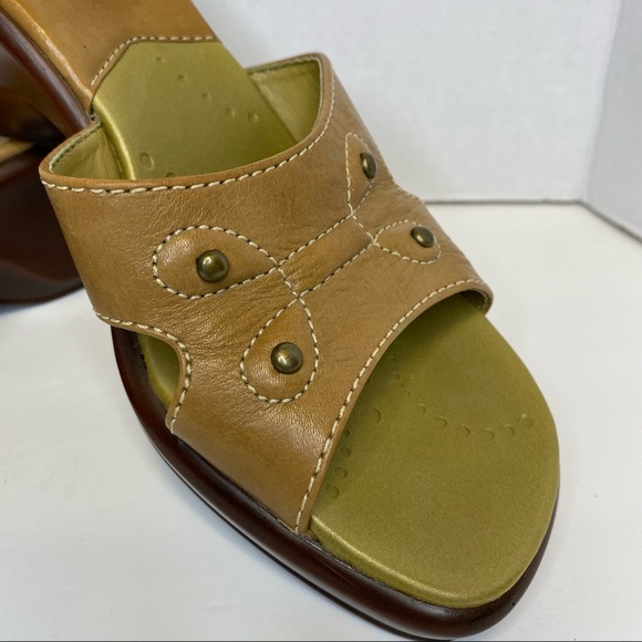 Azaleia Leather Sandals Tan Women’s Size 8.5M - Picture 2 of 9